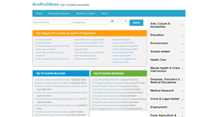 Desktop Screenshot of nonprofitstats.com